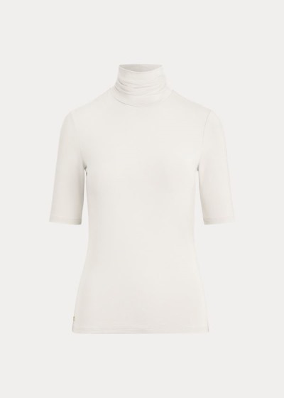 Ralph Lauren Jersey Turtleneck Top Dame Danmark (KMTQO0395)